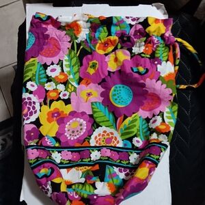 Vera Bradley VaVa Bloom (Retired Pattern)lined Ditty Bag